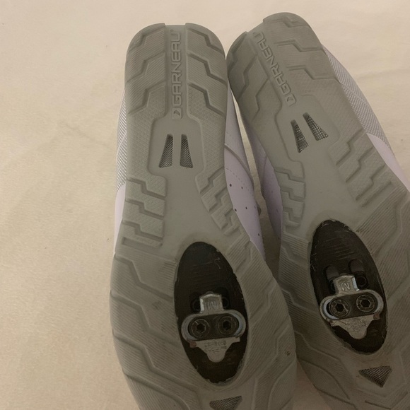 Louis Garneau Triathlon Cycling Shoes Women’s EU 43 US 11.5 White Pink - Picture 10 of 11